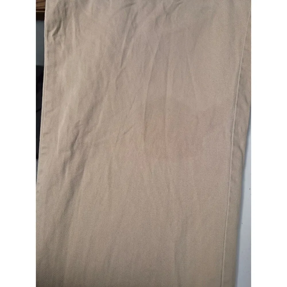 Vintage Polo Ralph Lauren Chino Pants Mens 35x30 Khaki Trousers Made in USA